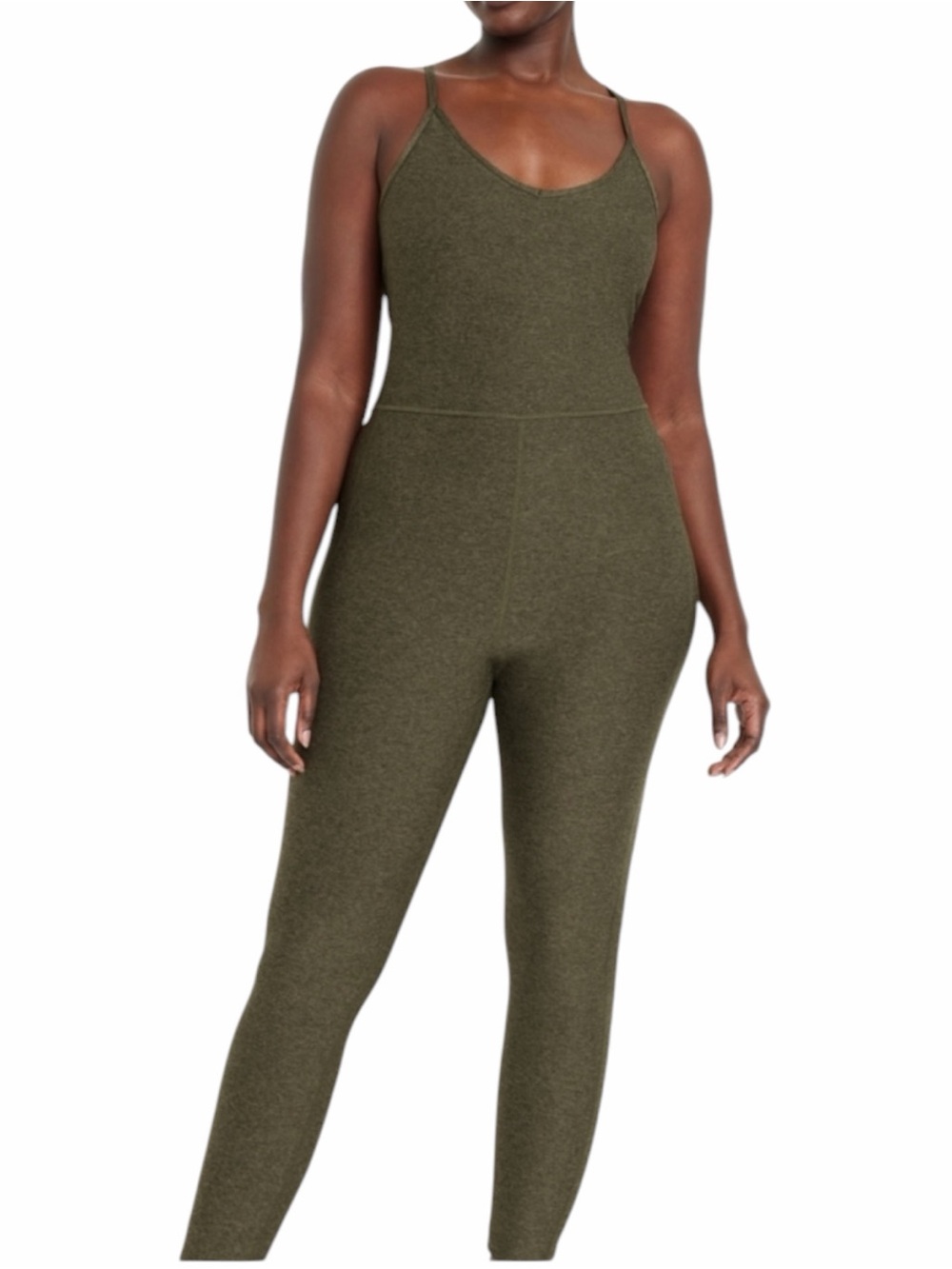 NWT Old Navy Active Go-Dry Cloud+ Adjustable Strap Jumpsuit in olive green XL